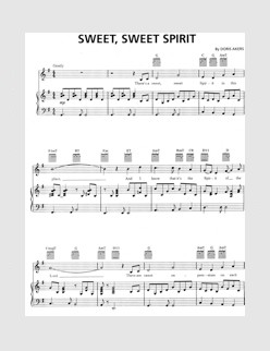 Sweet, Sweet Spirit (Thanks to Christopher Brown)