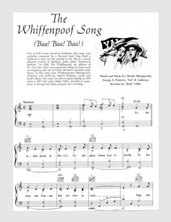 The Whiffenpoof Song (Thanks to Christopher Brown)