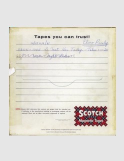 Tape Legend - October 15-16 1961 (Thanks to Follow That Dream)